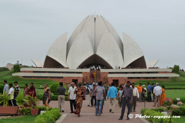 site oecuménique de Delhi lotus temple