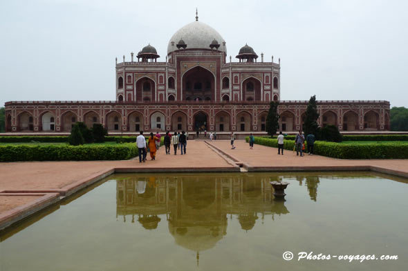 panorama d'Humayun's tomb à Delhi