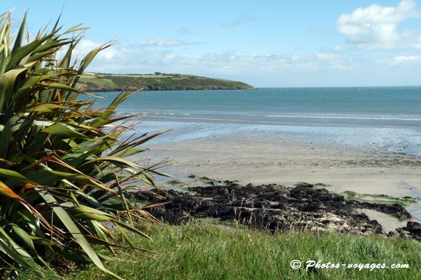 Plage de sable d'Irlande digne des caraïbes