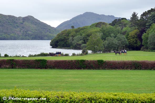 Promenades dans le superbe parc Killarney en Irlande