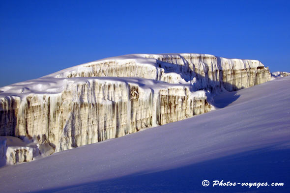 Glacier Uhuru peak Kilimandjaro