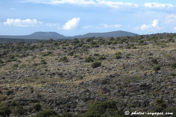 Paysage caldeira du plateau de Shira