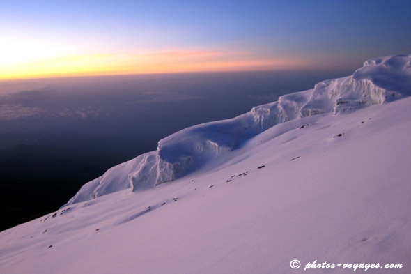 Stella point au soleil levant