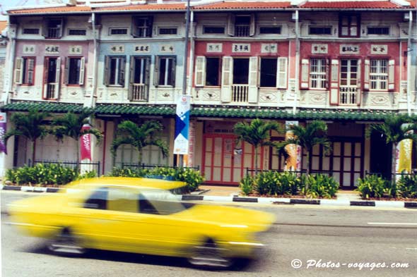 taxi jaune de singapour à tanjong pagar