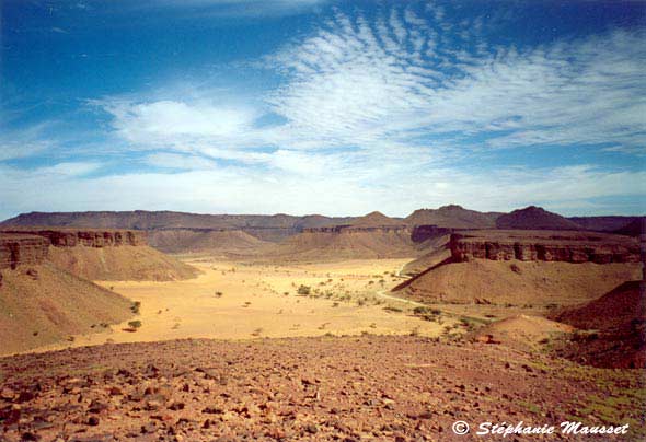 Passe d'Almojar dans le sahara mauritanien