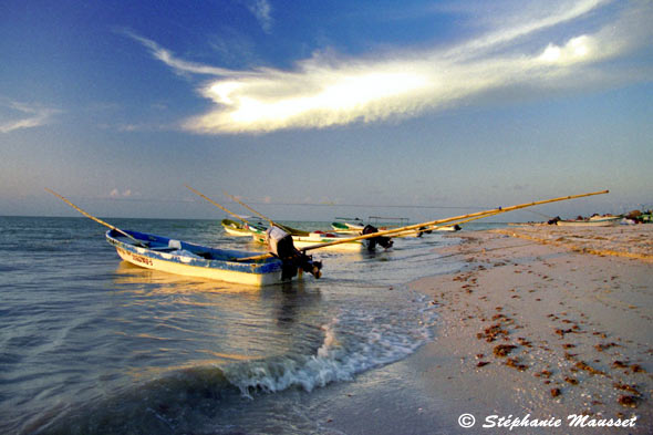 fishing boat in Celestun