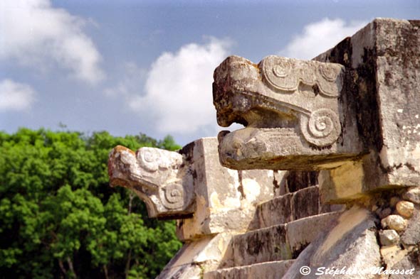 Gargoyles of chichen itza