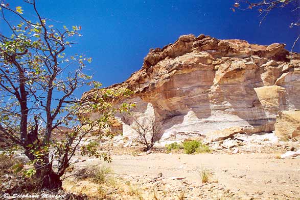 Damaraland landscape in Namibia