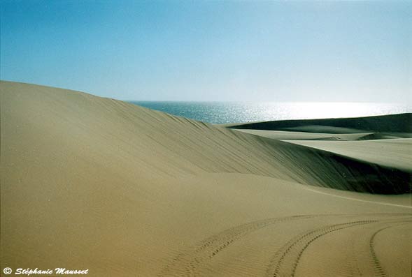 désert du Namib et océan atlantique