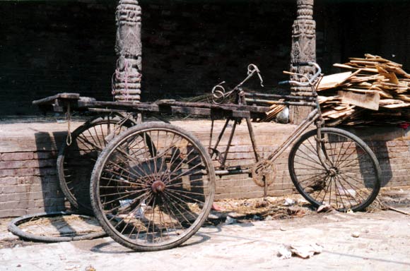 Nepali antique trishaw