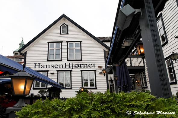restaurant à l'architecture typique de Stavanger