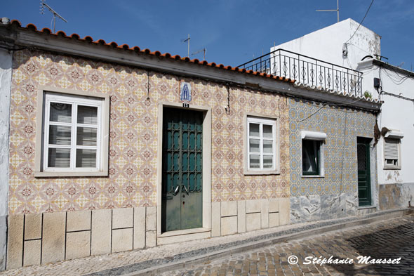 bâtiment de Faro orné d'azulejos