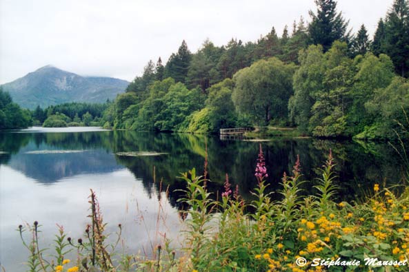 loch leven in glencoe landscape