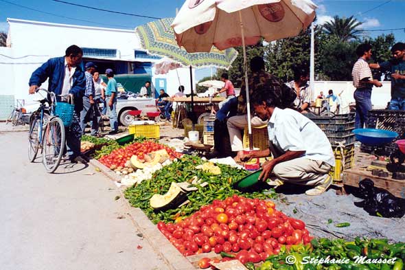 Couleurs du marché aux légumes