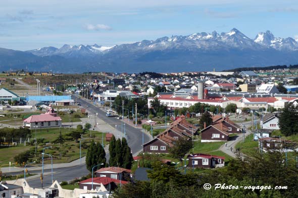 Panorama d'Ushuaia et son impressionnant relief alentour